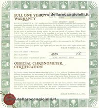 certificato rolex originale|dove acquistate una rolex.